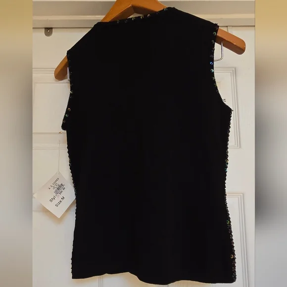 Joseph Multicolor Sequin Tank Top - Picture 6 of 9